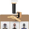 Motorcycle Helmet Holder Wall Mount, Heavy Duty Gear Stand Hanger, Helmet Stand Display Organizer for Football Cycling Skiing, Beige - 4 of 4