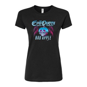 Women's - Disney Villains - Evil Queen Bad Apple Fitted Graphic T-Shirt - 1 of 3