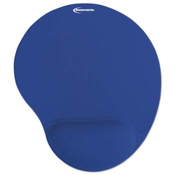 Innovera Mouse Pad w/Gel Wrist Pad Nonskid Base 10-3/8 x 8-7/8 Blue 50447