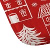 Pimlada Phuapradit Christmas village Red Memory Foam Bath Mat - Deny Designs - 3 of 4