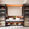 Rectangular Framed Tempered Glass Wall-Mounted Bathroom Vanity Mirror - 3 of 4