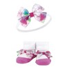 Hudson Baby Infant Girls Headband and Socks Giftset, Tie-Dye, One Size - 3 of 4