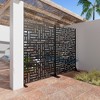MAYEERTY 71x47 Simple and modern outdoor decorative screen partition - 2 of 4