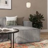 Taylor & Logan Yenna Modular Ottoman: Upholstered, Wood Frame, 300 lbs Capacity - 3 of 4