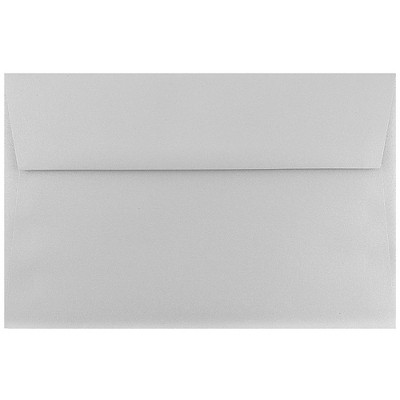 JAM Paper A9 Metallic Invitation Envelopes 5.75 x 8.75 Stardream Silver 211817120I