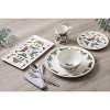 Pimpernel Botanic Garden Harmony Accents White 13 Inch Rectangular Tray - 13" x 7.5" - 4 of 4