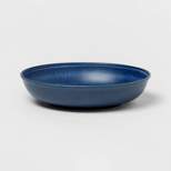 45oz Melamine and Bamboo Dinner Bowl Dark Blue - Threshold™