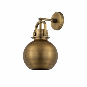 Newton Sphere - 1 Light Wall Sconce In Industrial Style-14 Inches Tall and 8 Inches Wide - 1 of 1