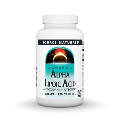 Alpha Lipoic Acid 600 mg by Source Naturals, Inc.  -  120 Capsule