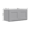 LOVMOR in Plywood Soft-Close Kitchen Wall Cabinet with 2 Doors for Kitchen, Bathroom, Living Room,Study - 2 of 3