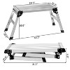 Cesicia Silver 1-Step Aluminum Folding Ladder - 4 of 4