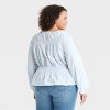 Women's Long Sleeve Peplum Blouse - Universal Thread™ - 2 of 3