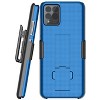 Nakedcellphone Combo for T-Mobile REVVL 6X Pro 5G (2023) / REVVL 6 Pro 5G (2022) - Case with Stand and Belt Clip Holster - 2 of 4