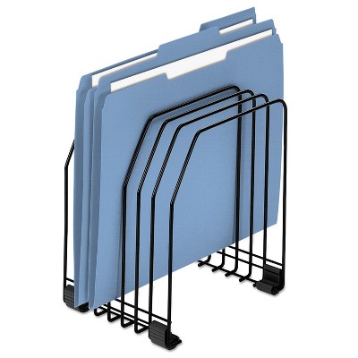 Fellowes Wire File Organizer 7 Comp Steel 7 3/8 x 5 7/8 x 8 1/4 Black 68112