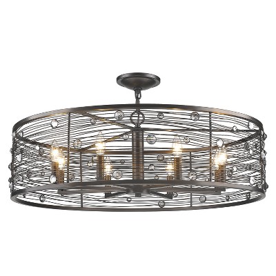 Golden Lighting Bijoux 8 Light Chandelier