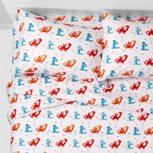 3pc Twin Dragon Dreams Microfiber Sheet Set - Pillowfort