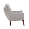 NicBex Modern Accent Chair, Comfy Sofa Chair with Reinforced Solid Wood Legs for Living Room, Bedroom - 3 of 4