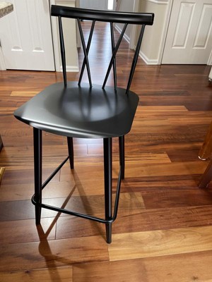 Becket metal x back counter stool new arrivals