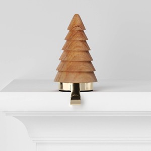Christmas Wood Tree Stocking Holder - Wondershop™ - 1 of 4