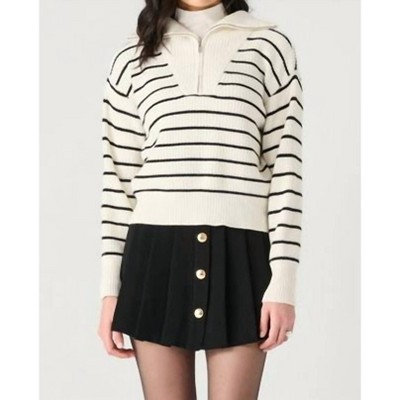 Women's Half Zip Sweater - Dex Clothing
