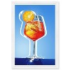 15" x 21" Aperol Italian Kitchen Cocktail Framed Wall Art Print Blue - Wynwood Studio - 3 of 4