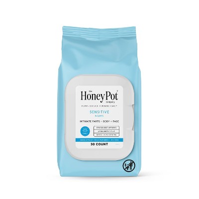 The Honey Pot Sensitive Feminine Wipes - 30ct : Target