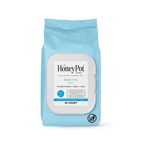 The Honey Pot Sensitive Feminine Wipes - 30ct : Target