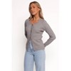 Petal and Pup Quay Button Front Cardigan - Heather Grey - 2 of 4