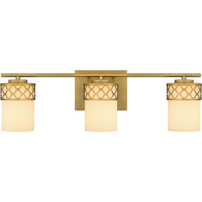 Quoizel Lighting Tenley 3 - Light Vanity in  Aged Brass