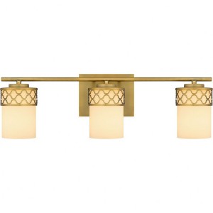 Quoizel Lighting Tenley 3 - Light Vanity in  Aged Brass - 1 of 1