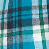 Collections Etc Ladies Long Sleeve Plaid Flannel Nightshirt - 4 of 4
