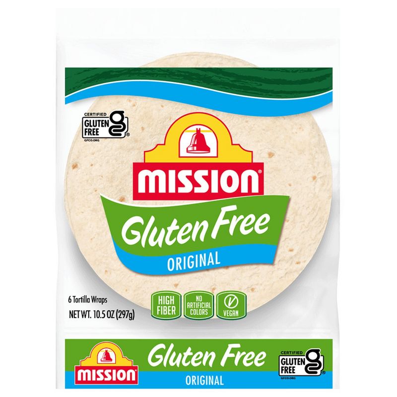 Mission Taco Size Gluten Free Tortillas - 10.5oz/6ct, 1 of 11