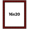 PosterPalooza | Weathered Red Picture Frame - UV Acrylic, Foam Board Backing, Hanging Hardware - 2 of 4