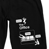 The Office Parkour Men's Black Sleep Pajama Shorts - 2 of 4