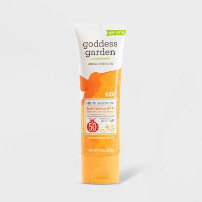 Goddess Garden Kids Natural Sunscreen Tube - SPF 50 - 3.4oz