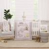 NoJo Disney Classic Pooh Naturally Friends Ivory and Taupe Piglet, Eeyore, and Tigger Contoured Changing Pad Cover - 3 of 3