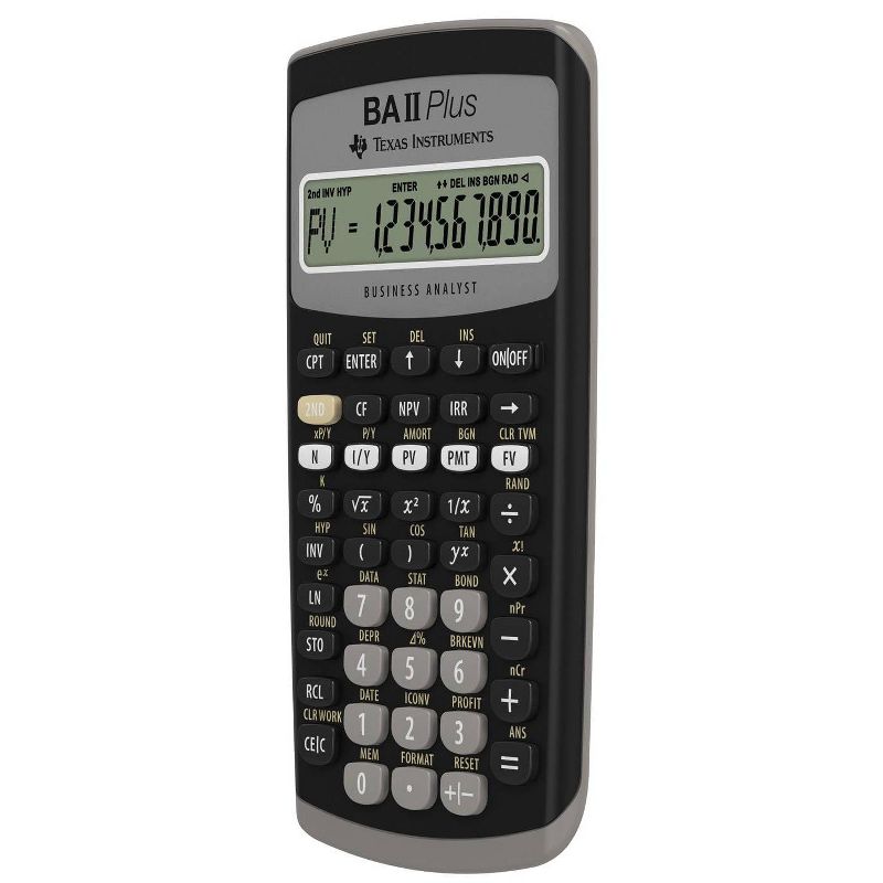 Texas Instruments BAII Plus Calculator, 3 of 6