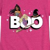 Girls' - Barbie - Barbie Boo Logo Fitted Short Sleeve Graphic T-Shirt - 2 of 4