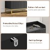 Buffet Cabinet with Storage, Accent Sideboard with Doors, Fluted Credenza Modern Buffet Table, Console Cabinets for Living Room Kitchen Dining Room - 4 of 4