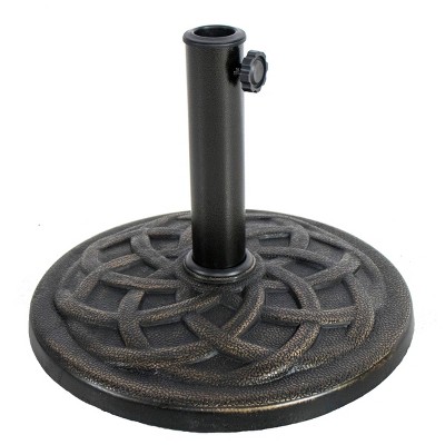 Resin Umbrella Base - Black - Backyard Expressions