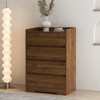 25.59'' Wood Modern 4-Drawer Dresser without Handles with Sturdy Frame, 100% Waterproof and Multi-Room Use - 4 of 4
