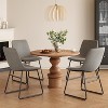 Pexfix Waterproof Faux Leather Dining Chair Set of 4 - 3 of 4