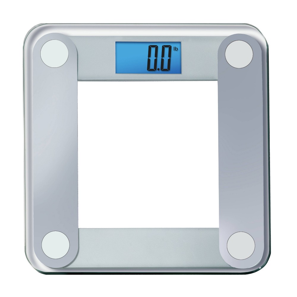 UPC 896893001060 product image for EatSmart Digital Precision Bath Scale Clear with Silver Accents | upcitemdb.com