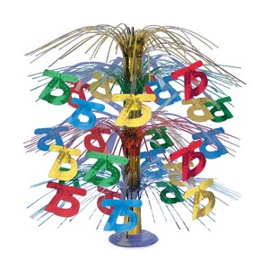 Beistle 75  Cascade Centerpiece, 18", (2/Pkg) Multicolored - 1 of 1