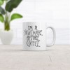 Crazy Dog T-Shirts Im A Nightmare Before Coffee Mug Funny Halloween Movie Novelty Cup-11oz - 2 of 4