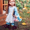 The Queen's Treasures Little House 18" Doll Blue Dress, Boots & School Lunch Set - 4 of 4