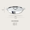 All-Clad D3 3-Ply Stainless Steel Large Frying Pan 7 Quart, Induction Oven Broiler Safe 600F Cookware Silver - 3 of 4