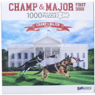 UT Brands First Dogs Champ and Major 1000 Piece Jigsaw Puzzle