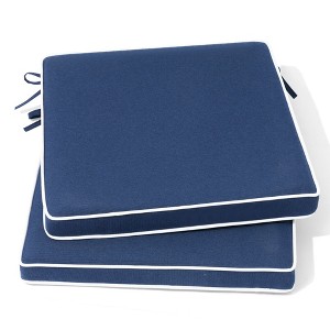 Crestlive Products Outdoor Chair Cushions Set of 2 Fade Resistant - 1 of 4