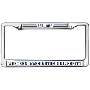 Western Washington University Full Size Standard License Plate Metal Frame - 1 of 4